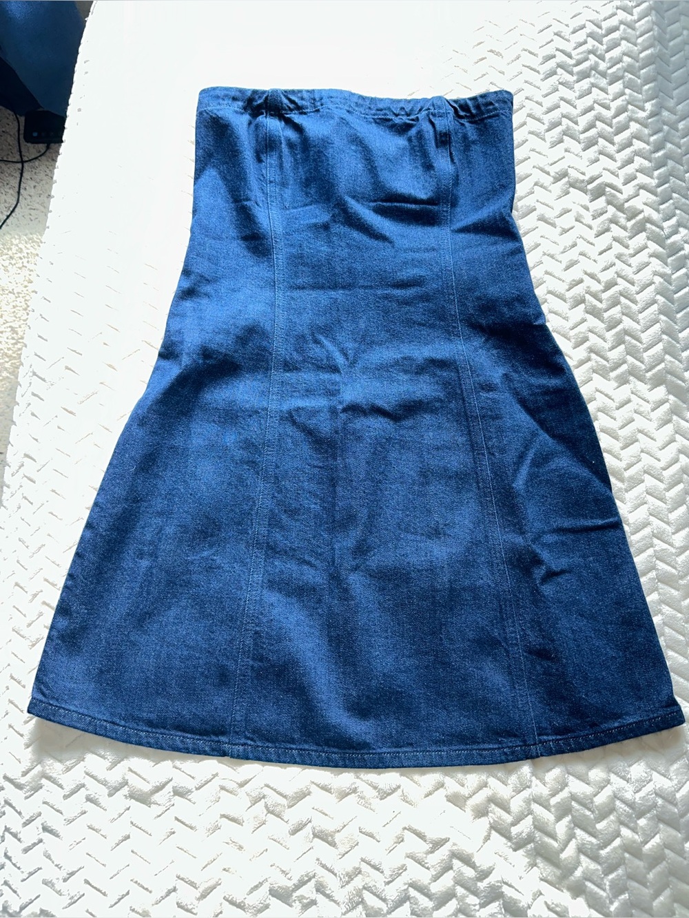 Madewell Strapless Denim Dress Size 4